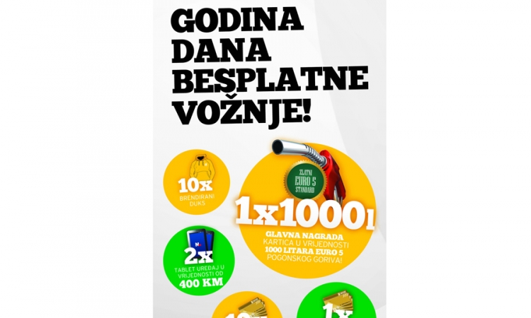 Izvlačenje nagrada za "Godinu dana besplatne vožnje" u subotu
