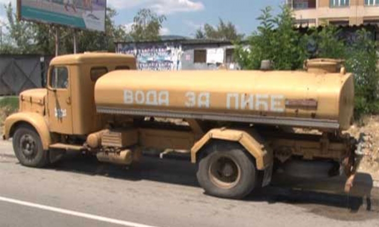 Mobilizacija cisterni za vodu