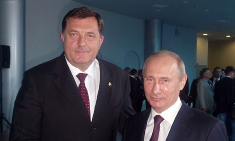 Dodik i Putin danas o pomoći za RS