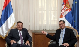Dodik sa Vučićem: Potrebna pomoć Beograda