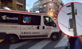 Dok je šetao na glavu mu pala bandera