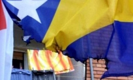 U Livnu ponovo zapaljene zastave BiH