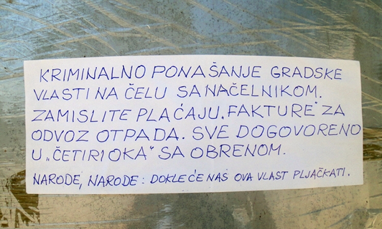 Dobojlije nezadovoljne odlukom o plaćanju odvoza kabastog otpada