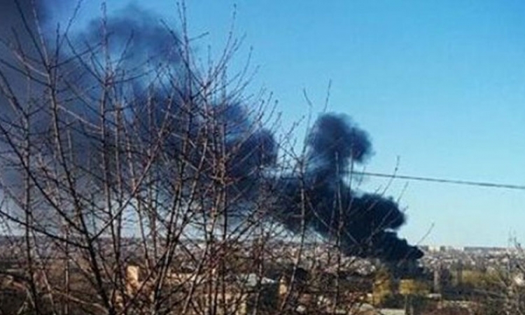  Požar u fabrici za proizvodnju patrona u Lugansku
