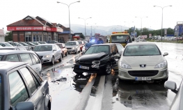 Sudar četiri vozila u Banjaluci, povrijeđena jedna osoba