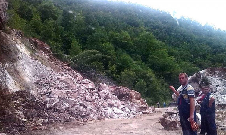 Odron na putu ka Sarajevu