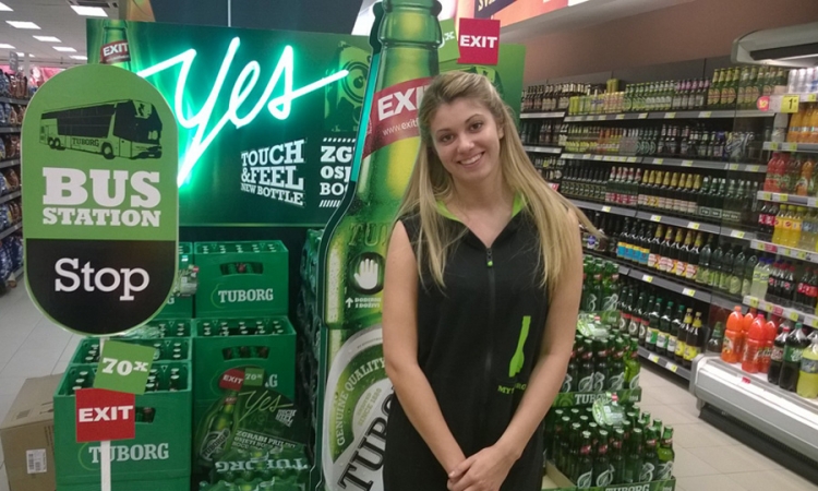 Tuborg busom na Exit putovanje