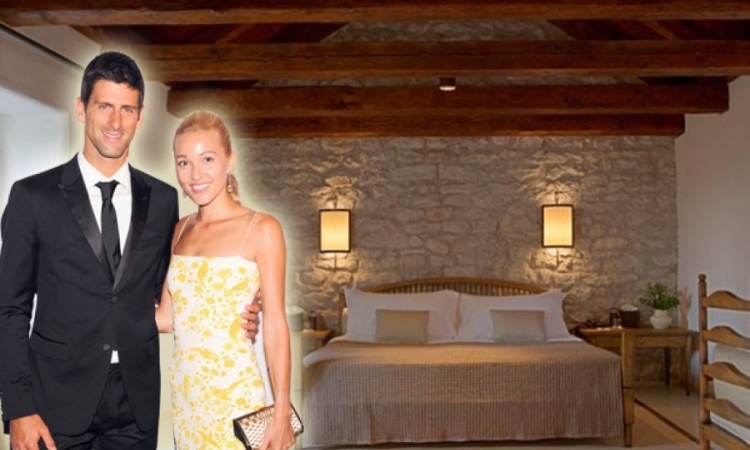 Novak i Jelena će ovdje provesti prvu bračnu noć