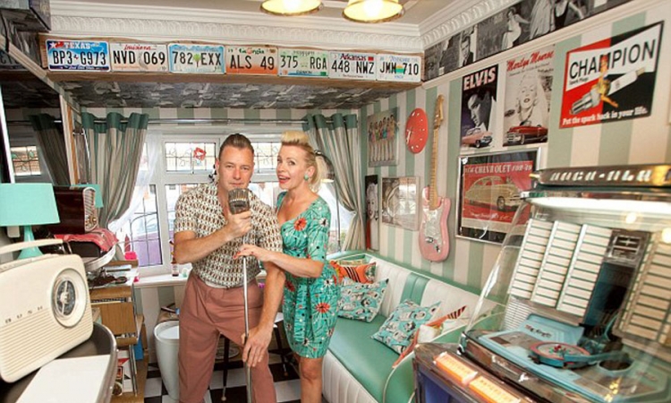 Retro stil spasio im brak