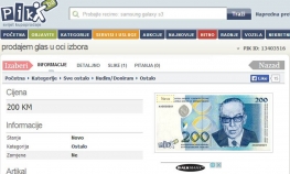 U oglasima prodaje glas za izbore za 200 KM