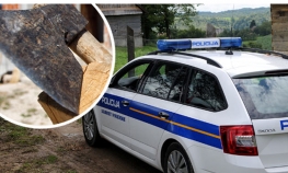 Napao policajce nožem, sjekirom i traktorom