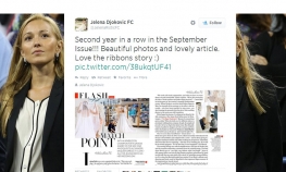 Jelena Đoković ponovo u časopisu "Brides"