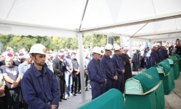 Posljednji ispraćaj  petorice rudara