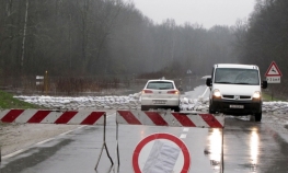 Vrh vodenog talasa u Sisku
