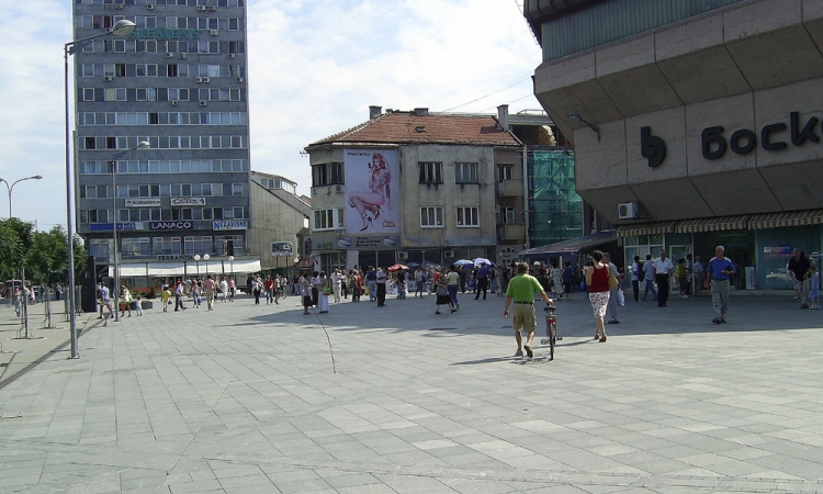 Tuča na Trgu Krajine u Banjaluci