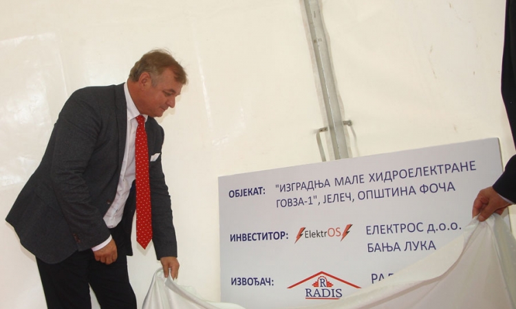Počela gradnja elektrane na rijeci Govzi