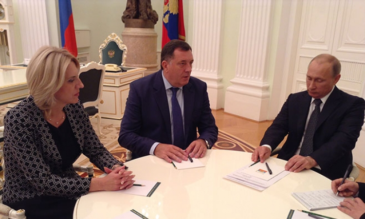 U toku sastanak Putina sa Dodikom i Cvijanovićevom