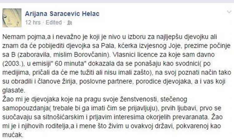 Novinarka "pogodila" ime pobjednice Izbora za Miss BiH za Miss svijeta