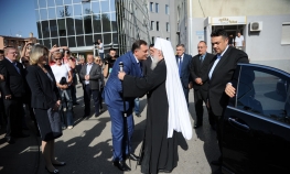 Dodik razgovara sa patrijarhom srpskim