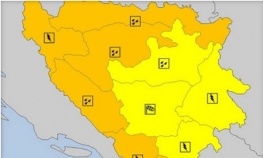 Narandžasto upozorenje zbog jakog i olujnog vjetra