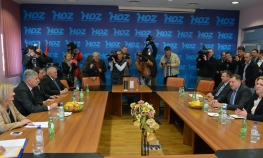 Počeo sastanak SNSD-a i HDZ-a BiH u Mostaru