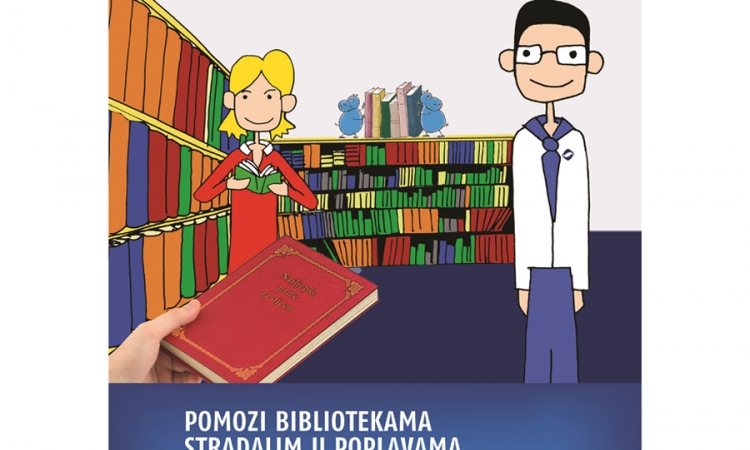 Hypo banka donira 900 knjiga bibliotekama stradalim u poplavama