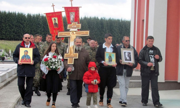 U Sokolac stigao časni krst iz Jerusalima