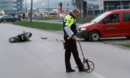 Povrijeđen motociklista u Doboju
