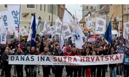 Protest radnika "Ine"
