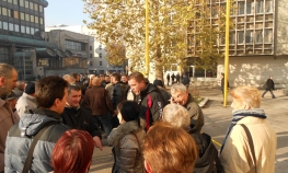 Radnici upali u Skupštinu TK