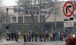 Radnici "Aide" blokirali sjevernu saobraćajnicu