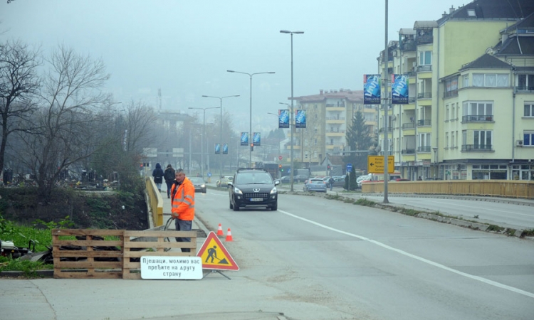 Sanacija staza na Rebrovačkom mostu