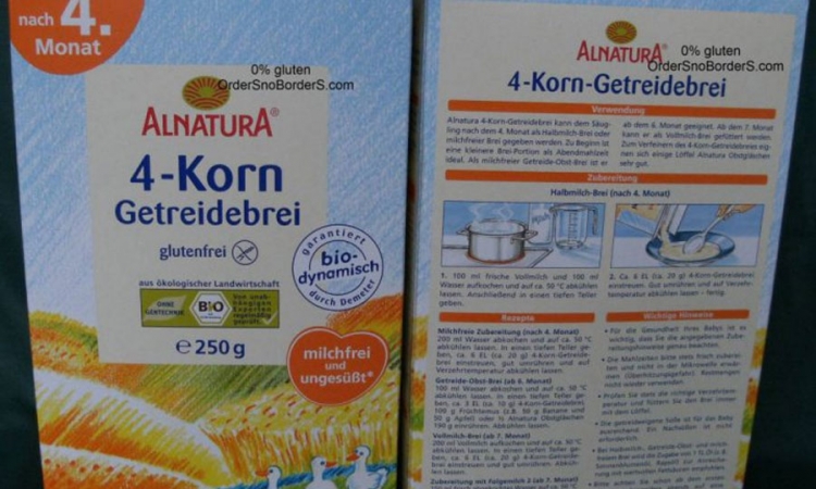 Povučene kaše od četiri vrste žitarica