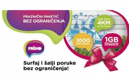 Bonusi za korisnike pripejd "Frend" paketa