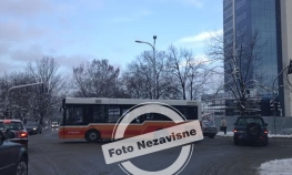 Autobus se pokvario na raskrsnici