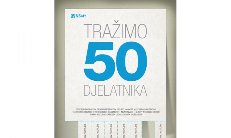 NSoft traži 50 radnika