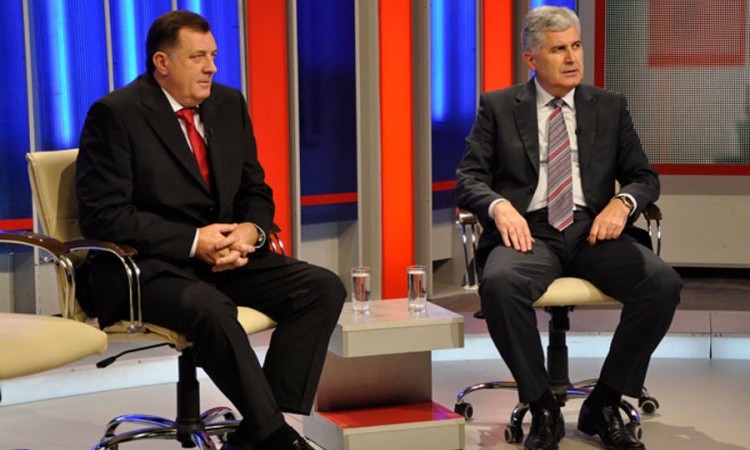 Dodik: Predstavljaćemo Srpsku, Čović: Vlast u BiH besmislena bez SNSD-a
