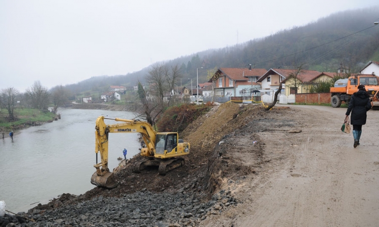 Sanacija klizišta u Avalskoj ulici