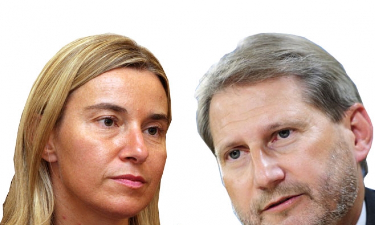 Mogerini i Han sa političkim liderima u BiH
