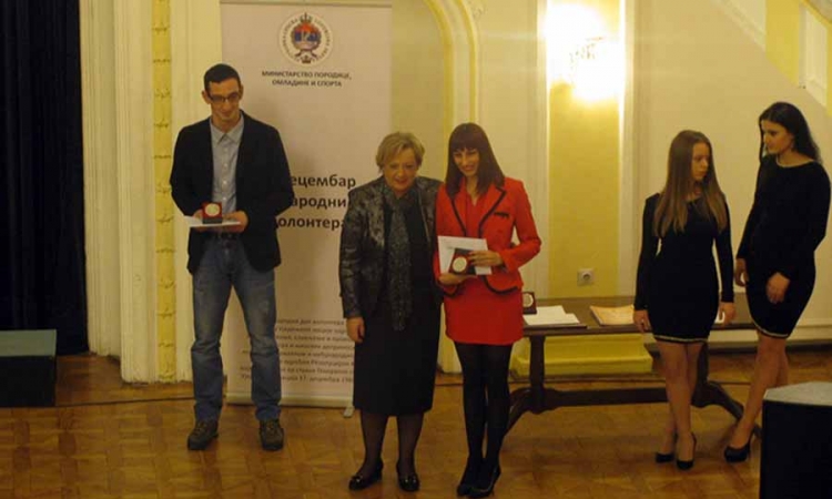 Uručene republičke nagrade najboljim volonterima