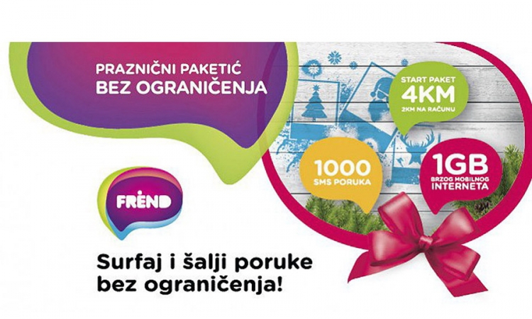 Bonusi za korisnike pripejd "Frend" paketa