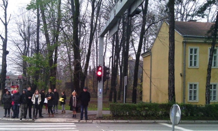 Postavljeni tajmeri na semaforima kod Narodnog pozorišta