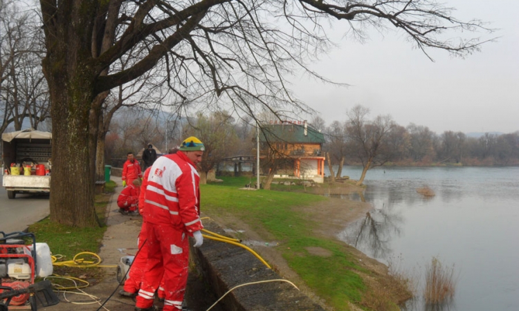 Počela sanacija keja u Novom Gradu