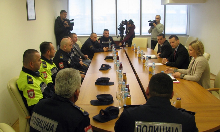 Prijem i zahvalnice za policijske službenike