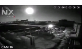 Meteor "zapalio" nebo nad Bukureštom