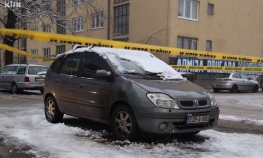 Na Grbavici gorio automobil