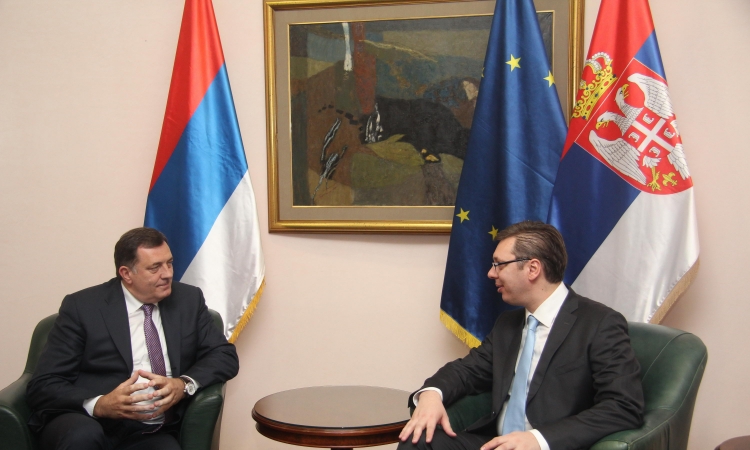 Vučić sutra sa Dodikom u Beogradu