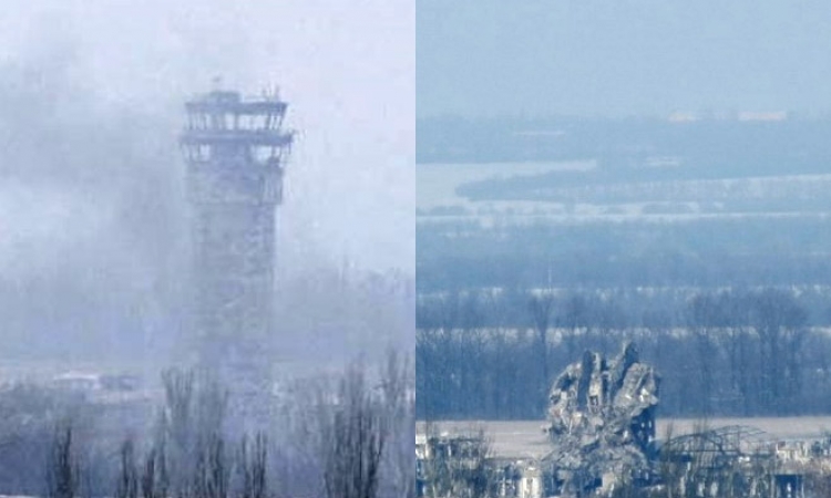 Srušen toranj aerodroma u Donjecku