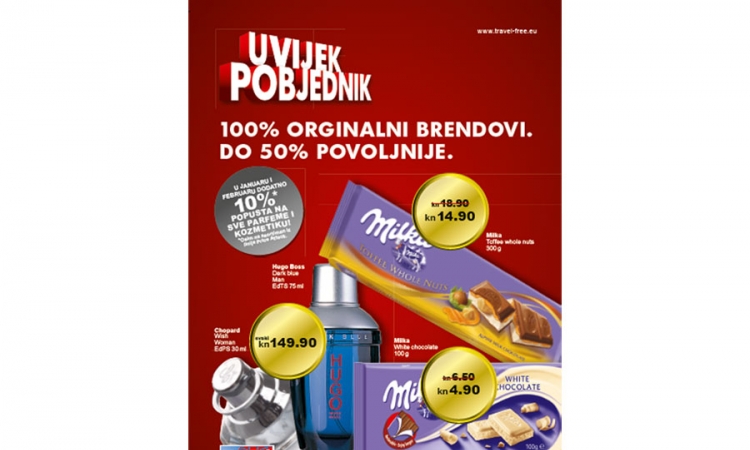 Travel FREE - prvi izbor za ljubitelje brendova