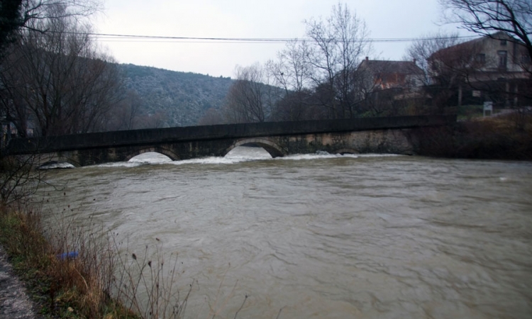 Povećan vodostaj rijeka u Hercegovini